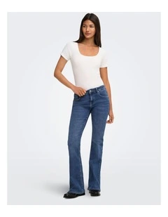 ONLY Pheobe Low Waited Jeans in Dark Denim