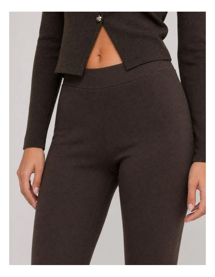 Scarlett Flared Pant in Chocolate image 3