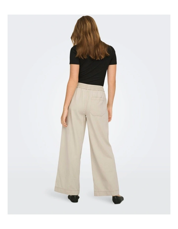 Maisa High Waisted Pant in Cream image 3