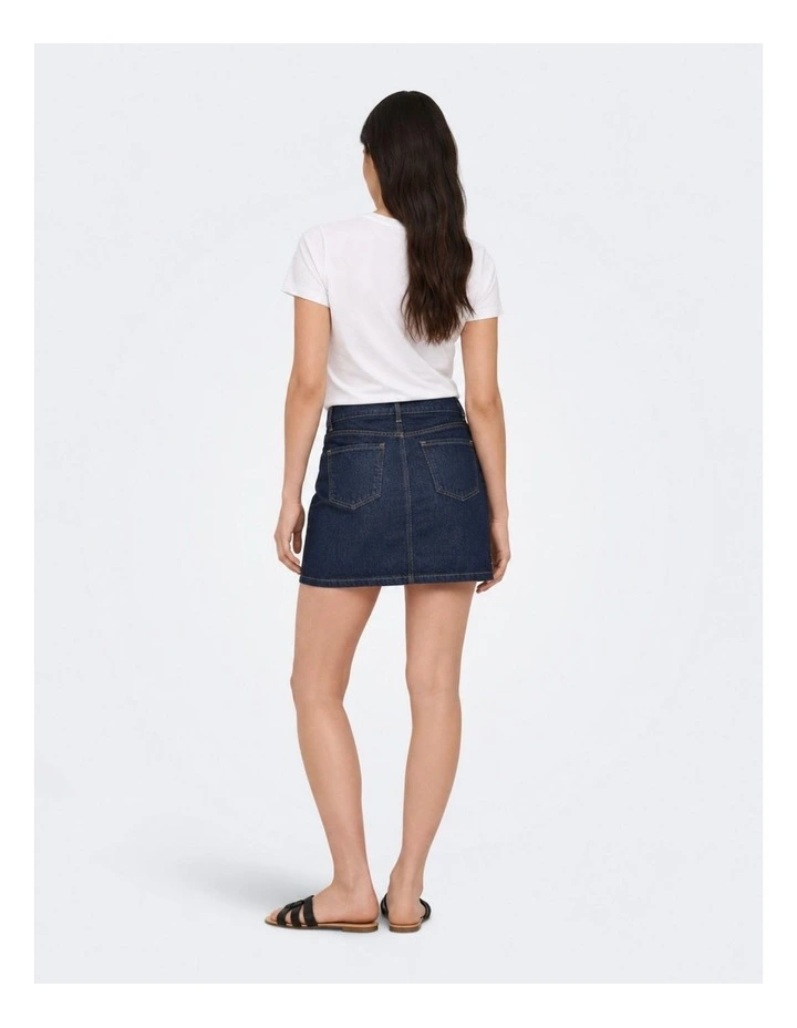 Stella Denim Skirt in Dark Denim image 2