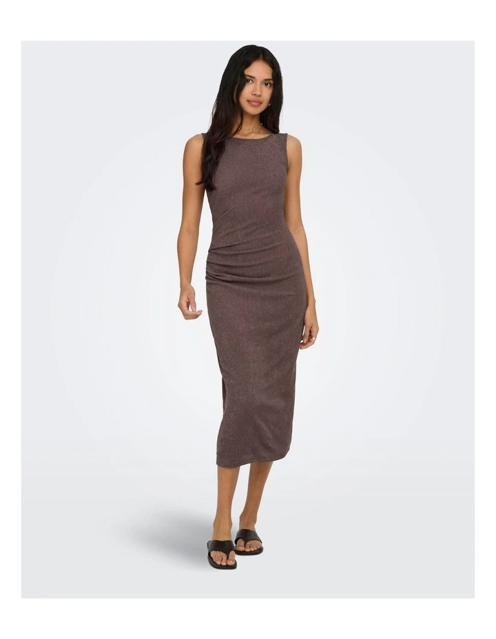 Ava Dress in Brown image 1