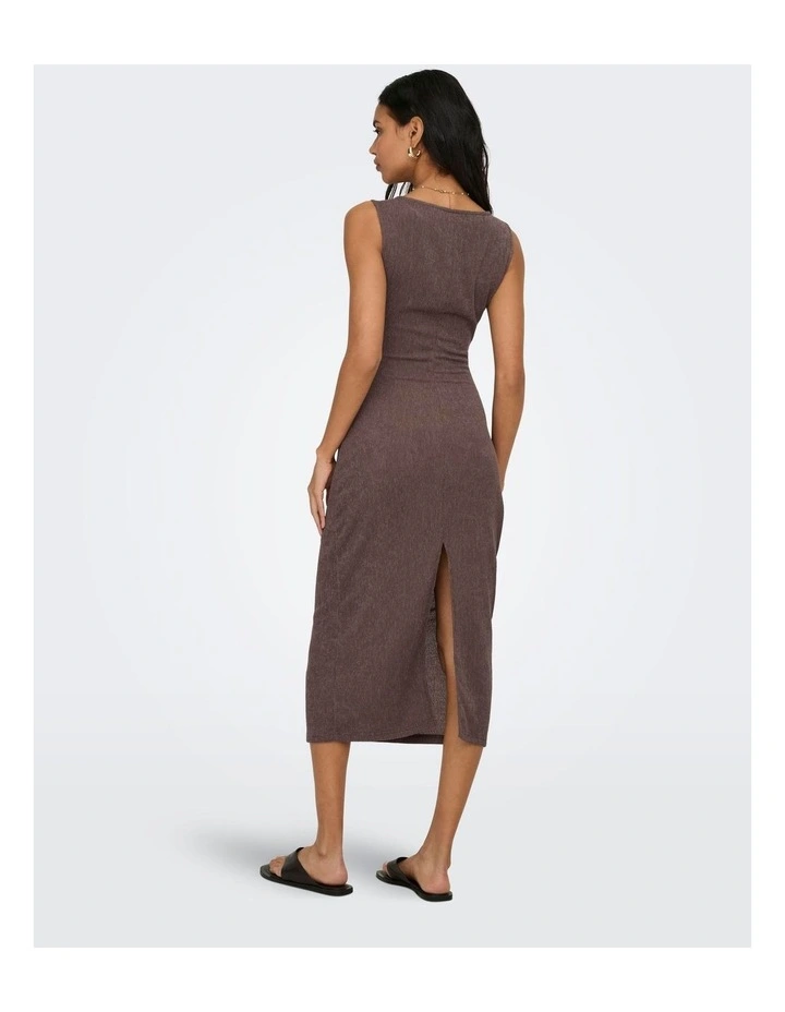 Ava Dress in Brown image 2