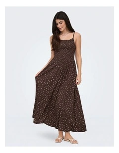 Molly Dress in Brown