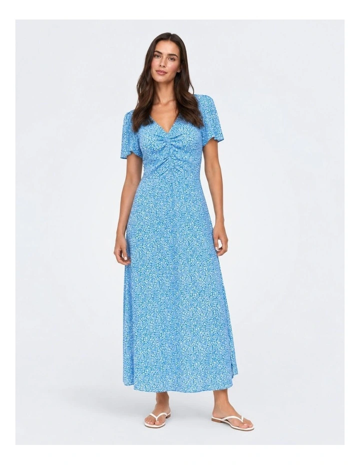 Ancona Short Sleeve Dress in Blue image 2