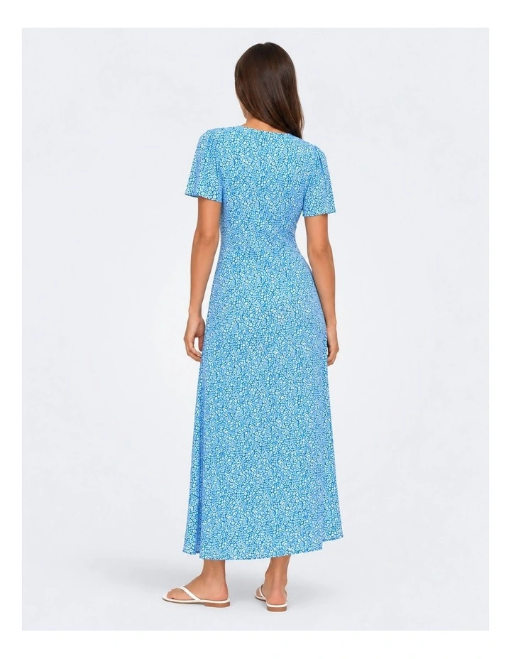 Ancona Short Sleeve Dress in Blue image 3