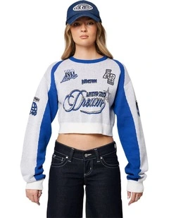 Living The Dream Knit in Blue