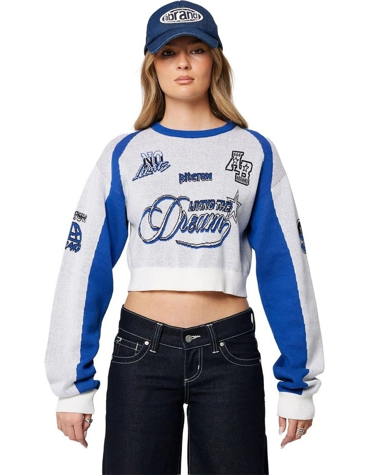 Living The Dream Knit in Blue image 1