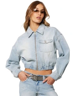 Push It Bomber Jacket in Stella