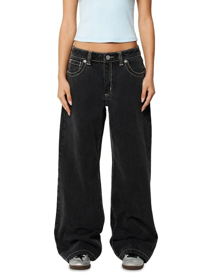 95 Baggy Hs Jeans in Black image 2