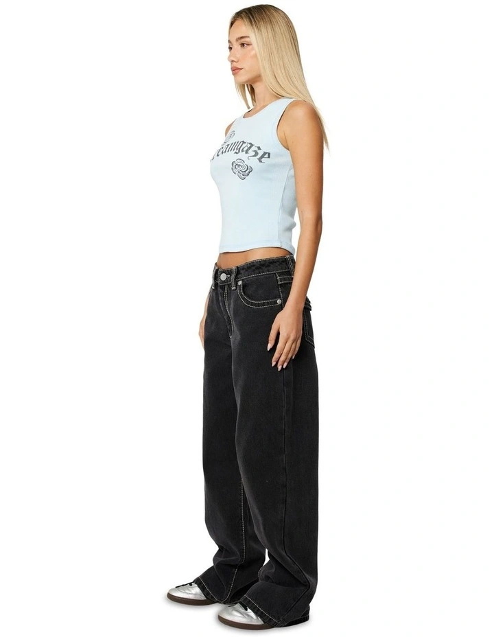 95 Baggy Hs Jeans in Black image 3