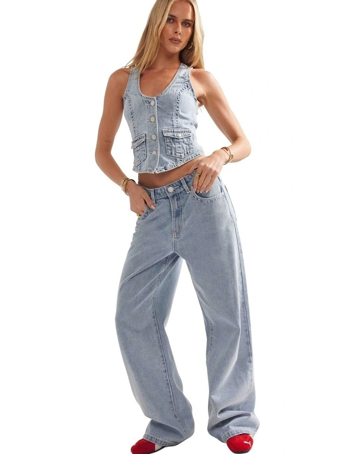 95 Baggy Jeans in Avril image 2