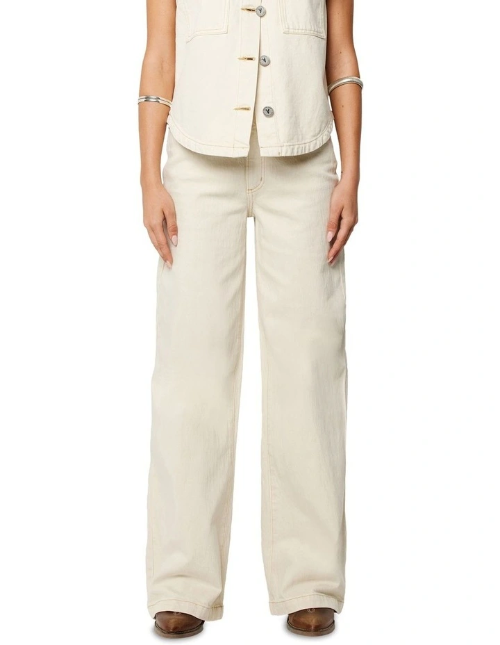 94 Wide Leg Pant in Tofu image 2