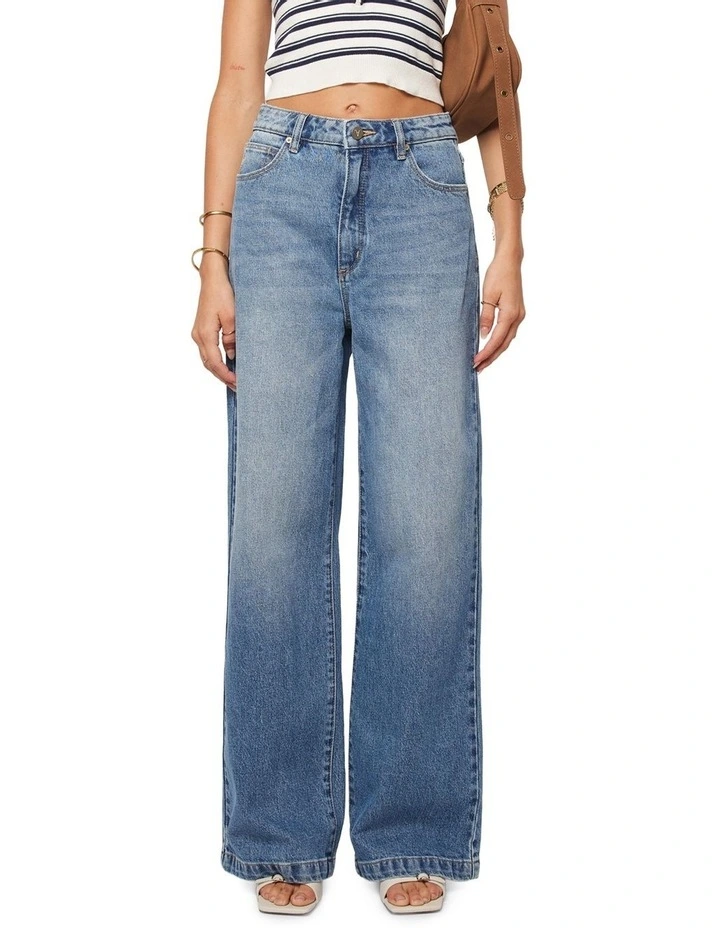 94 Wide Leg Paloma Jeans in Blue image 2