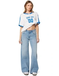 95 Mid Wide Jeans in Stevie