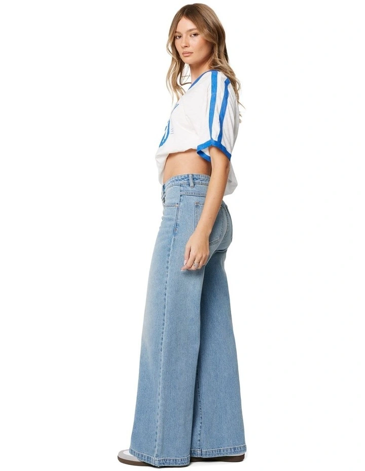 95 Mid Wide Jeans in Stevie image 3
