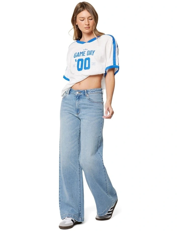 95 Mid Wide Jeans in Stevie image 4