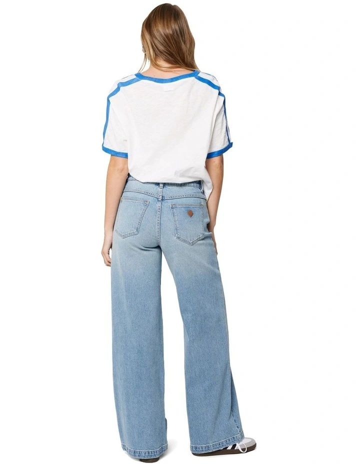 95 Mid Wide Jeans in Stevie image 5