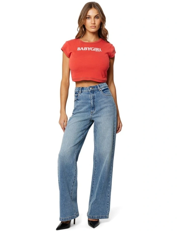 94 High And Wide Leg Jeans in Selena image 2