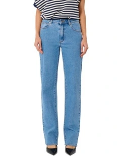 95 Mid Straight Pant in Debbie