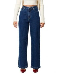 High & Wide Petite Jeans 94 in Tara