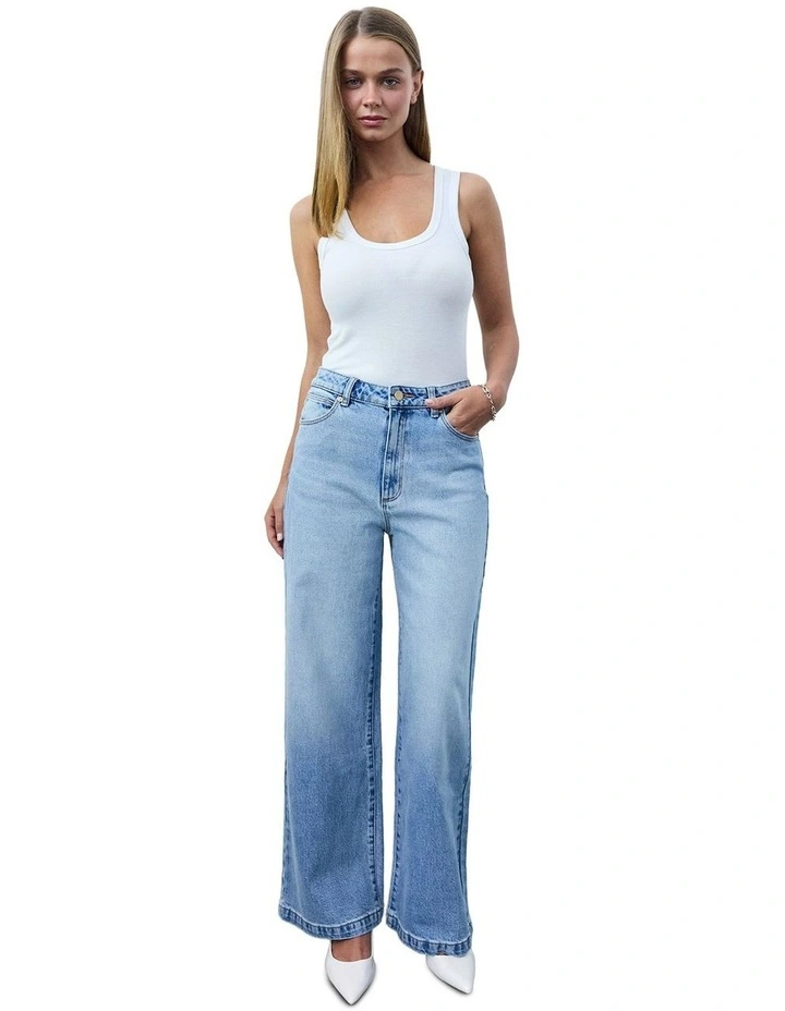 94 High & Wide Petite Jeans in Jody image 4