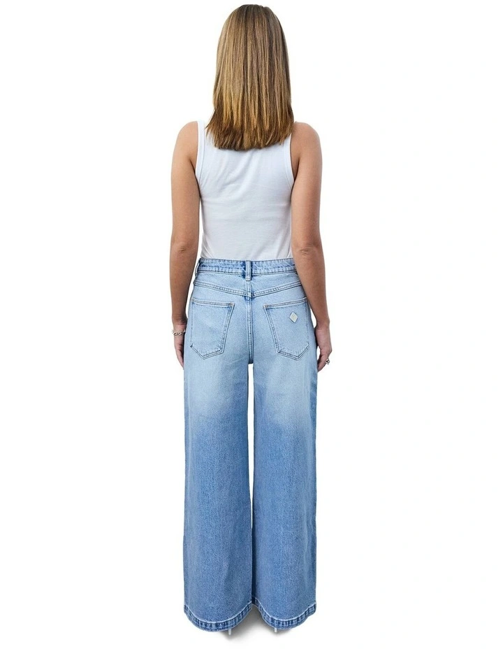94 High & Wide Petite Jeans in Jody image 5