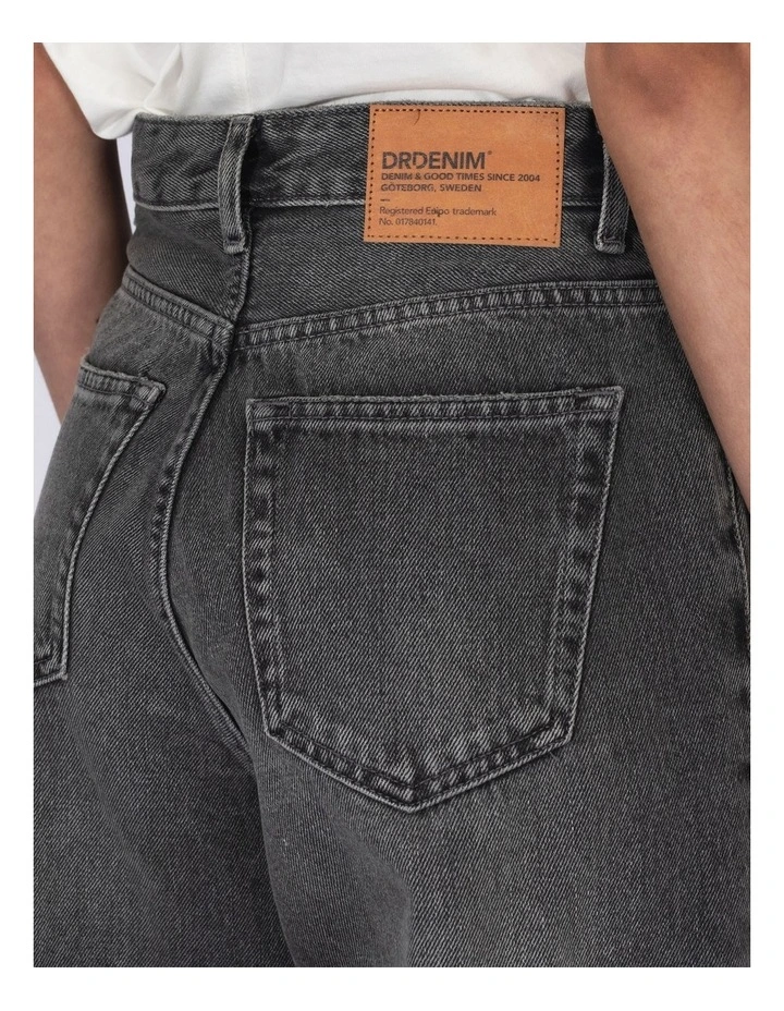 Donna High Relaxed Jeans in Mid Grey Used image 5