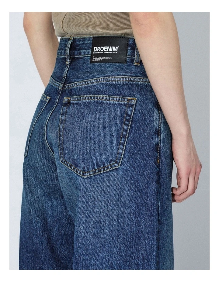 Donna High Relaxed Jeans in Blue image 4