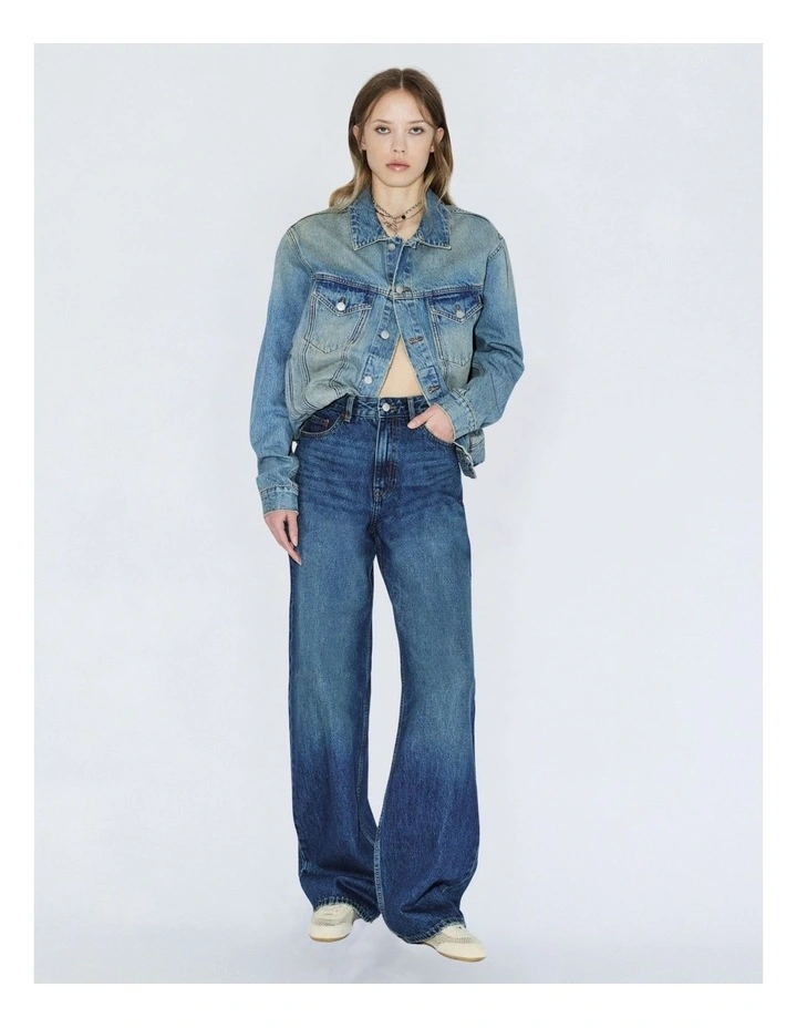 Donna High Relaxed Jeans in Blue image 7