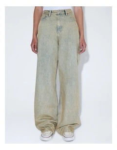 Donna High Relaxed Jeans in Stream Desert
