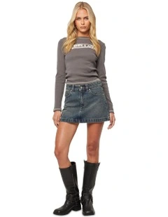 95 Aline Skirt in Lindsey