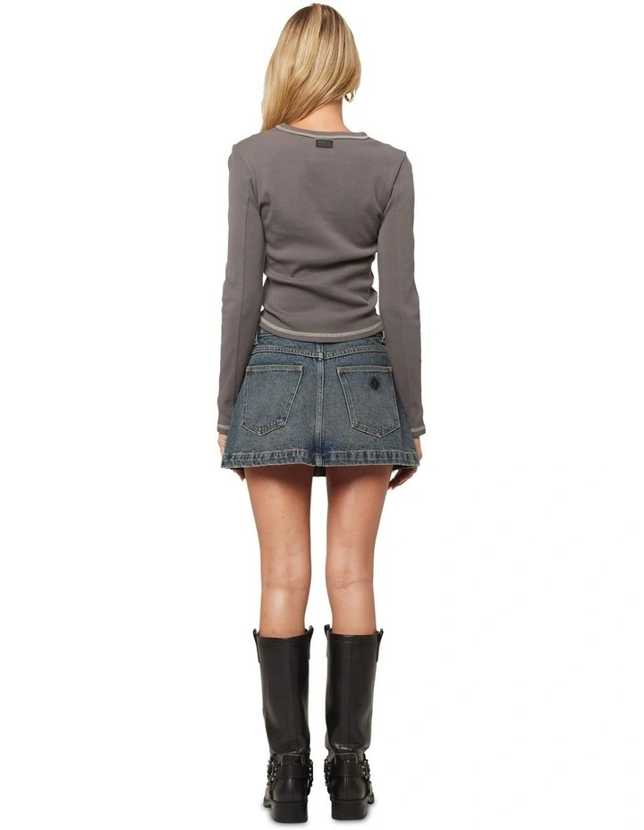 95 Aline Skirt in Lindsey image 3
