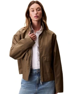 Short Cotton Jacket in Multi