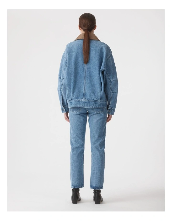 Gina Oversized Bomber Jacket in Tonal image 2