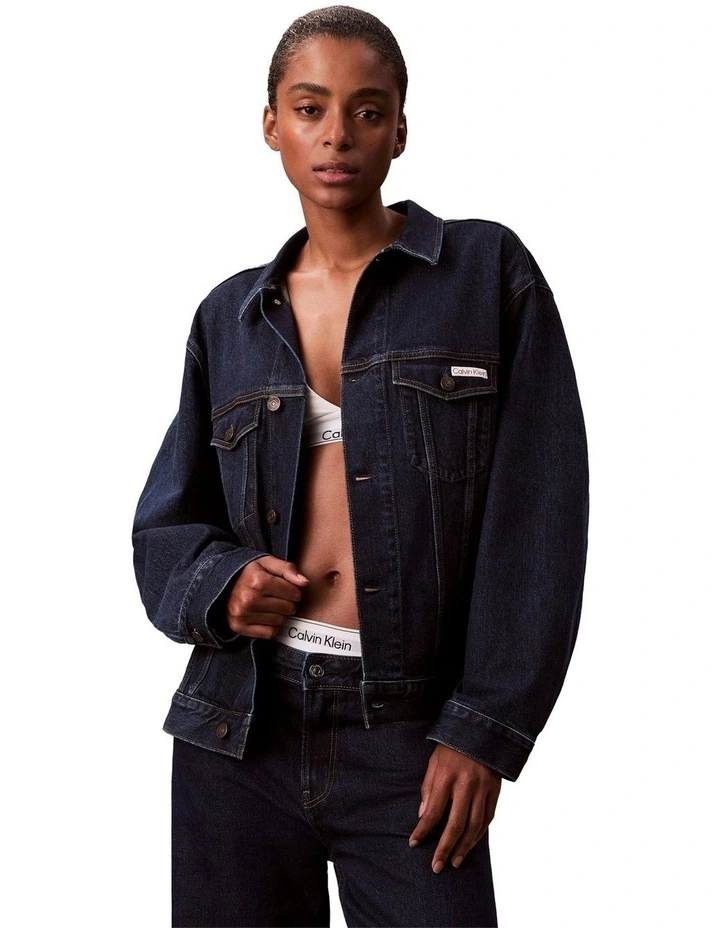 Classic Trucker Denim Jacket in Thompson image 1