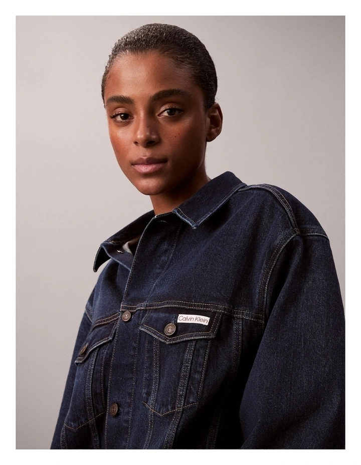 Classic Trucker Denim Jacket in Thompson image 4