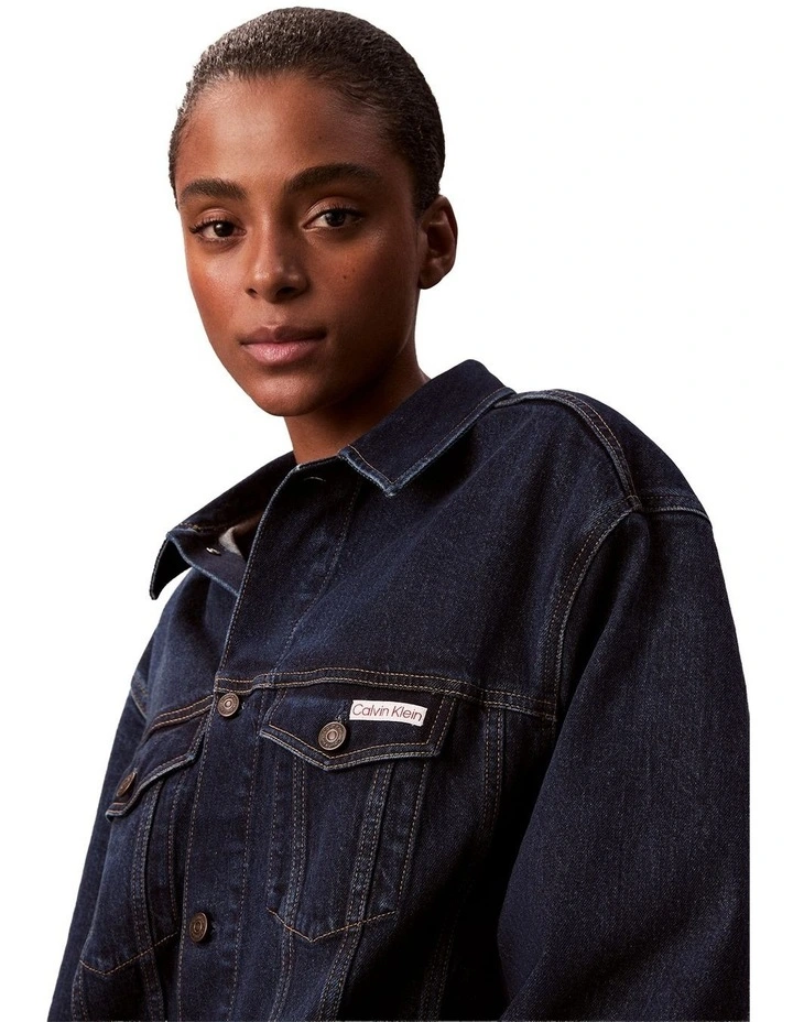 Classic Trucker Denim Jacket in Thompson image 4