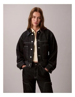 Denim Workwear Jacket in Blue