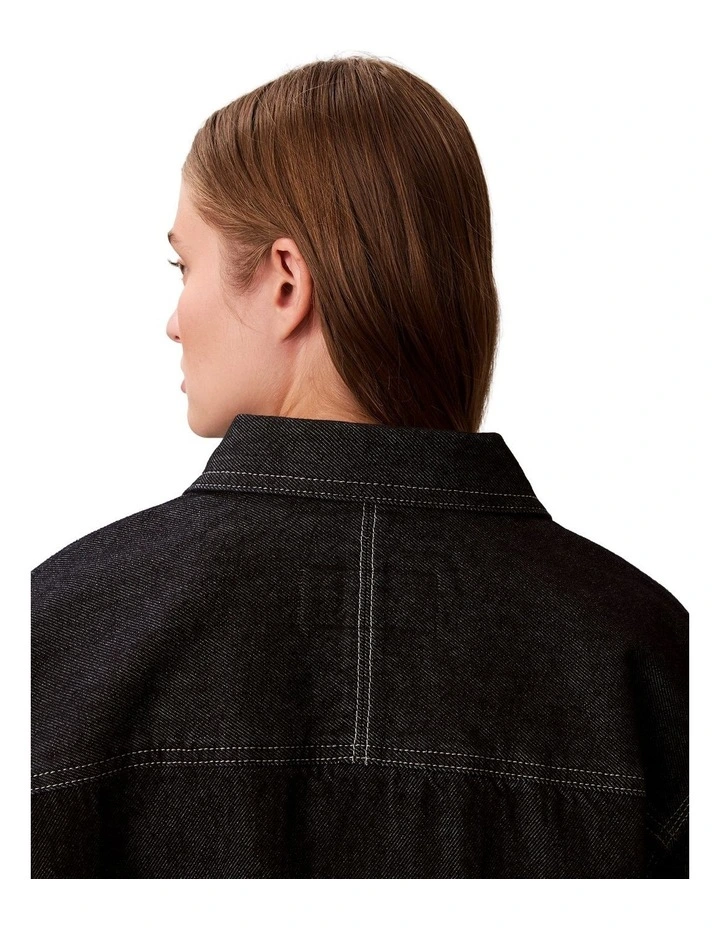 Denim Workwear Jacket in Blue image 2