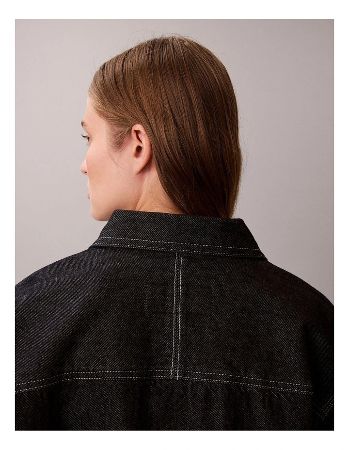 Denim Workwear Jacket in Blue image 3