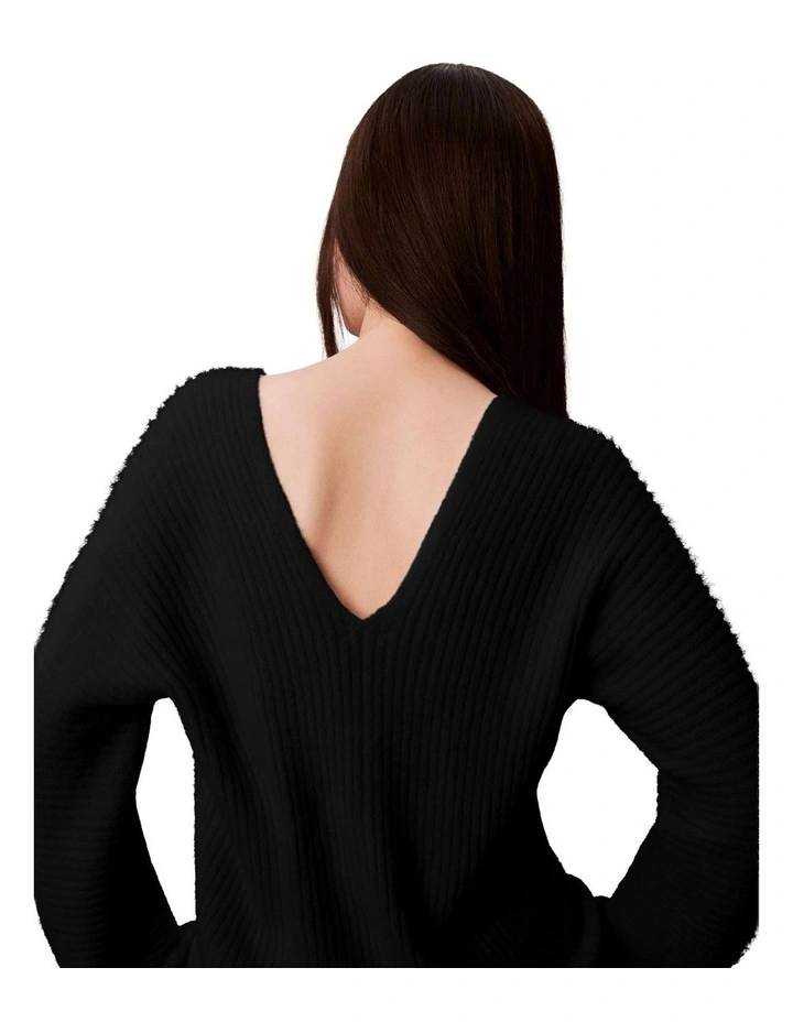 Long Sleeve Button Up Alpaca Blend Cardigan image 2