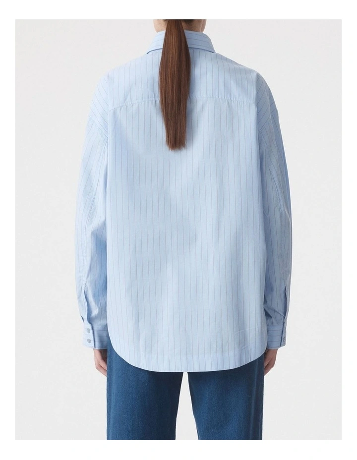 Evangeline Shirt in Pinstripe image 2