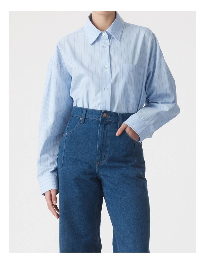 Evangeline Shirt in Pinstripe image 5