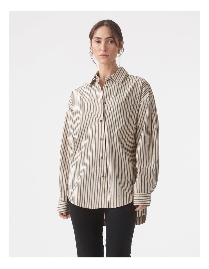 Evangeline Shirt in Fuel Stripe image 1