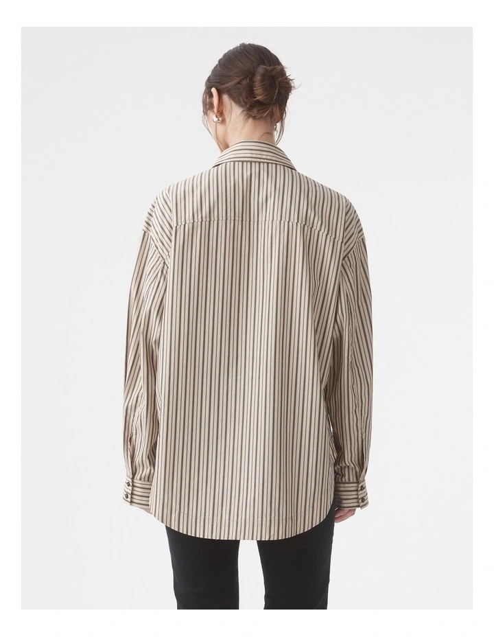 Evangeline Shirt in Fuel Stripe image 2
