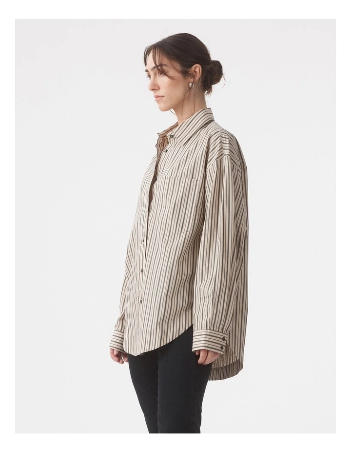 Evangeline Shirt in Fuel Stripe image 3