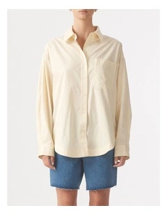 Evangeline Shirt in Flax Stripe
