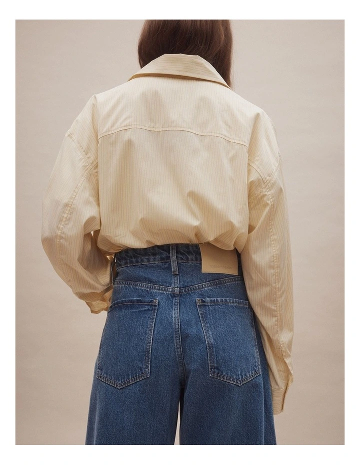 Evangeline Shirt in Flax Stripe image 7