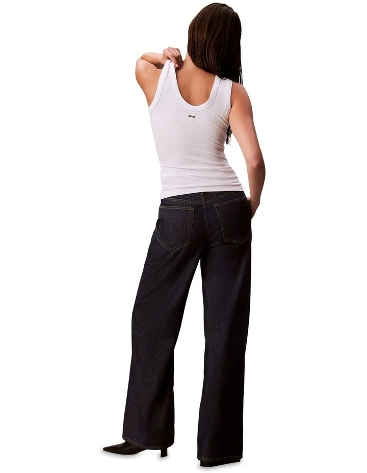 Modal Rib Tank in White image 2