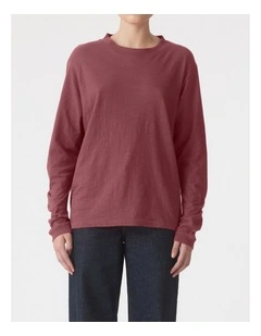 Dolores Tee in Malbec